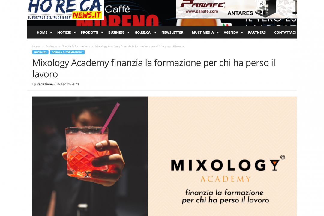 HorecaNews su Mixology Academy