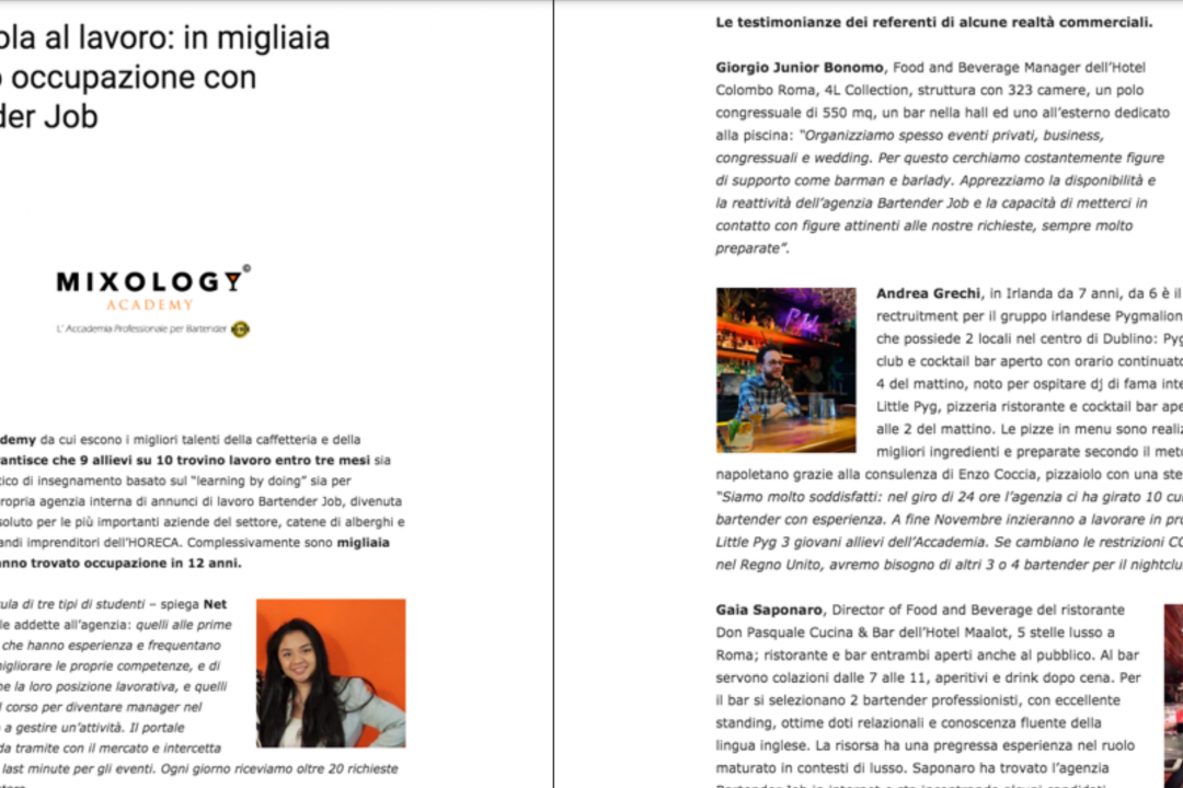 Mixer Planet parla di MIXOLOGY Academy